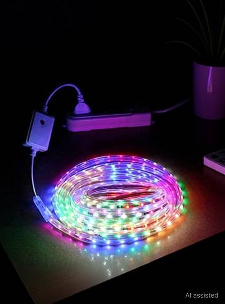Longitude 1200 LEDs 10.1 m Multicolor Steady Strip Rice Lights
