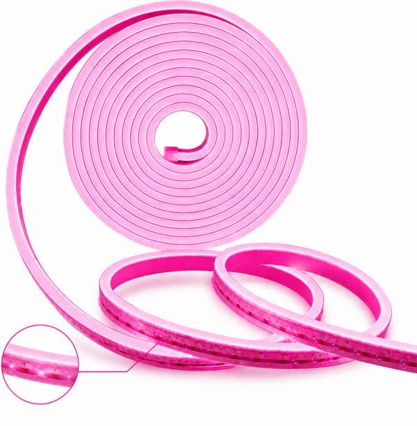 S R Traders 1 LEDs 5 m Pink Steady Strip Rice Lights