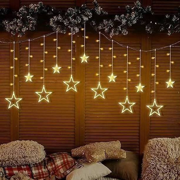 Refulgix 138 LEDs 3 m Yellow Flickering, Steady Star Rice Lights