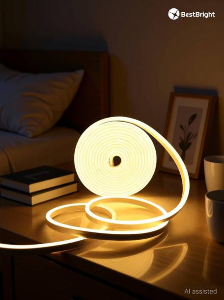 BestBright 600 LEDs 5 m Yellow Steady Strip Rice Lights