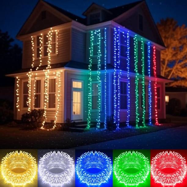 MPROW 40 LEDs 11 m Multicolor Steady Bulb Rice Lights