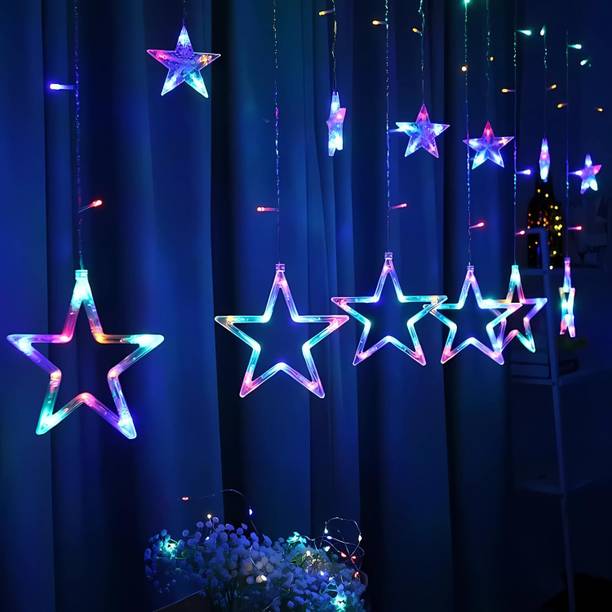 CYMNIX 138 LEDs 3 m Multicolor Steady Star Rice Lights