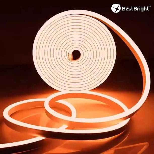 BestBright 600 LEDs 5 m Orange Steady Strip Rice Lights