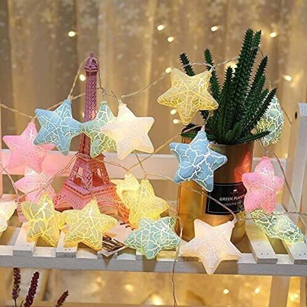 xenith 10 LEDs 3.8 m Multicolor Steady Star Rice Lights