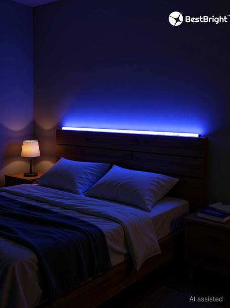 BestBright 600 LEDs 5 m Blue Steady Strip Rice Lights