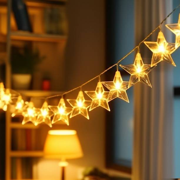 ziup 14 LEDs 4 m Yellow Steady Star Rice Lights