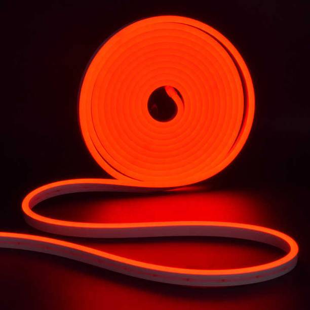 KAVYARA 600 LEDs 5 m Red Steady Strip Rice Lights