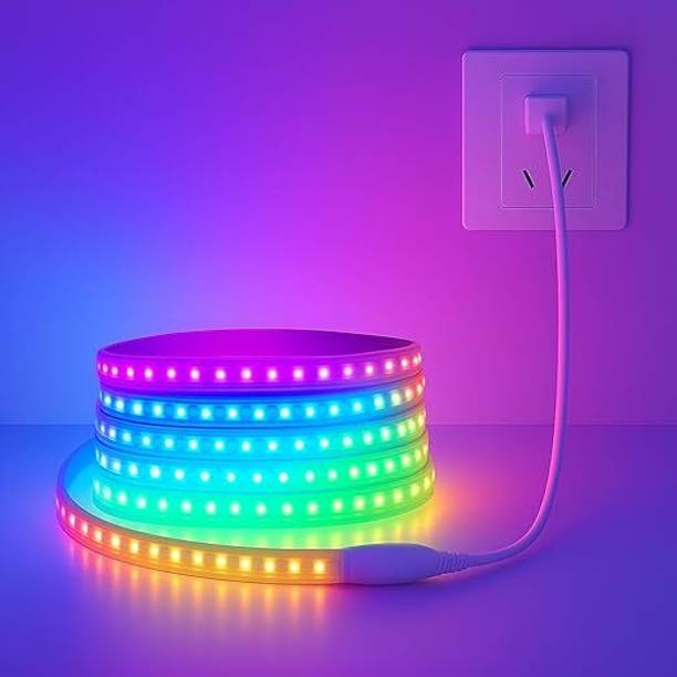 Refulgix 960 LEDs 8 m Multicolor Steady Strip Rice Lights