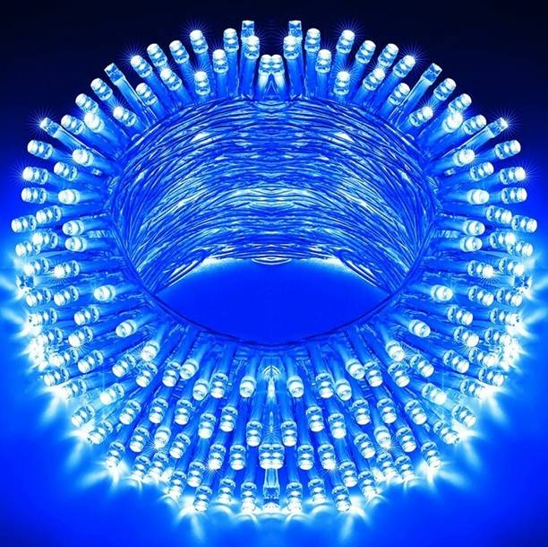 MPROW 40 LEDs 11 m Blue Steady Bulb Rice Lights
