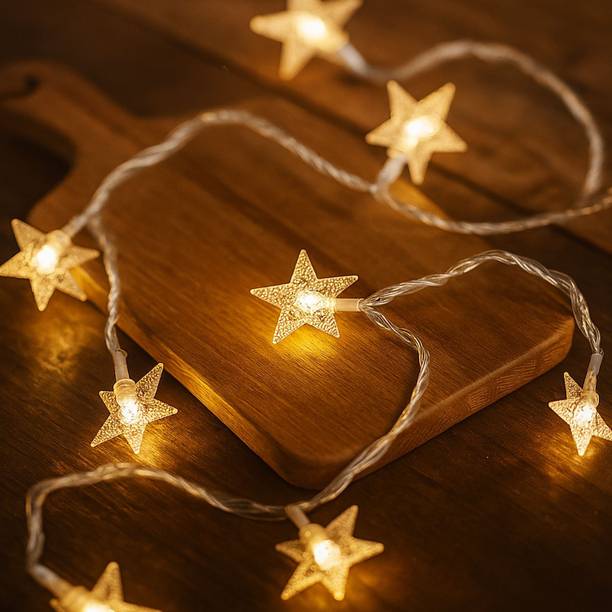 MPROW 20 LEDs 5 m Yellow Steady Star Rice Lights