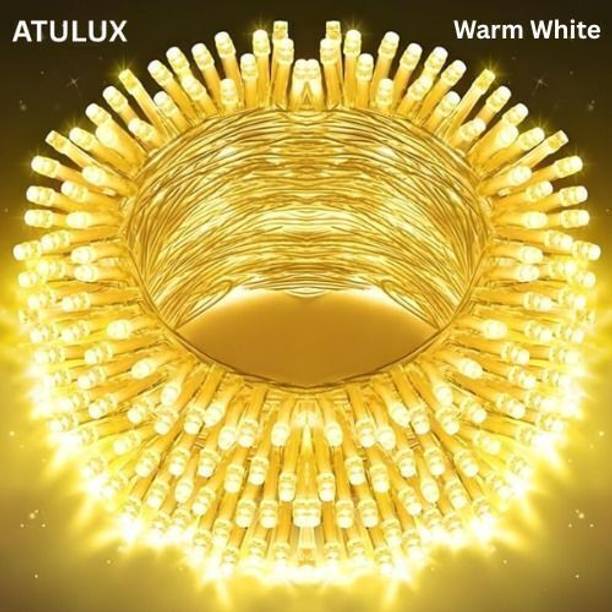 ATULUX 14 LEDs 5 m White Steady String Rice Lights