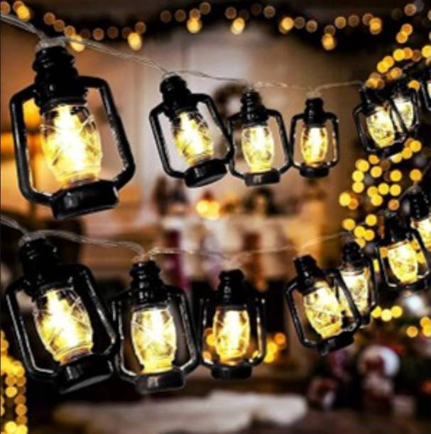 PBBS 14 LEDs 4 m Yellow Steady Lantern Rice Lights