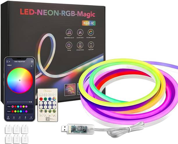 TAH NeoGlow Pro RGBIC Smart Neon Flex Strip - Music Sync LED Light Strip Light Strip