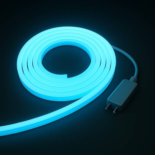 RAYVIX 600 LEDs 4 m White, Blue Steady Strip Rice Lights