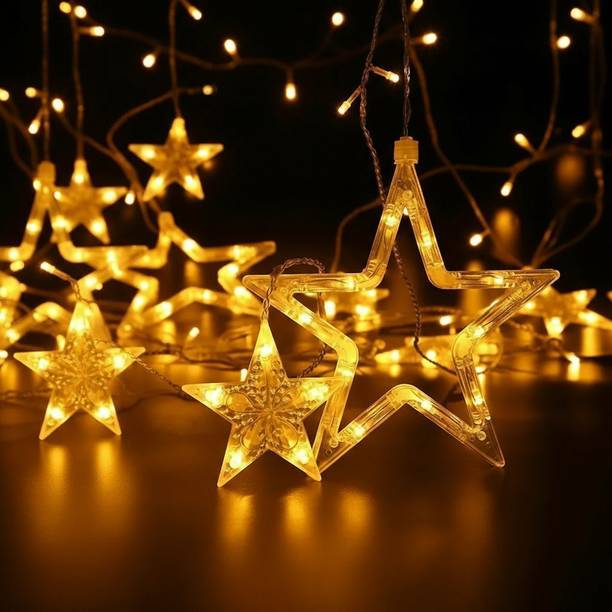 primeled 138 LEDs 3.05 m Yellow Flickering, Steady Star Rice Lights