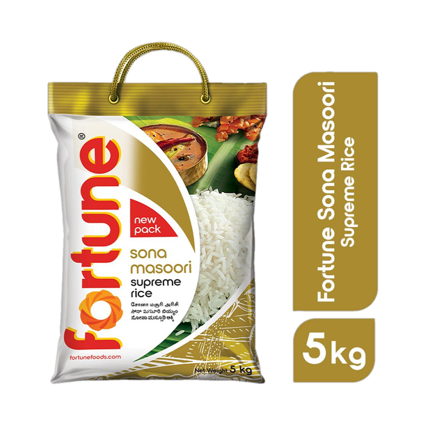 FORTUNE Supreme Sona Masoori Rice (Raw)
