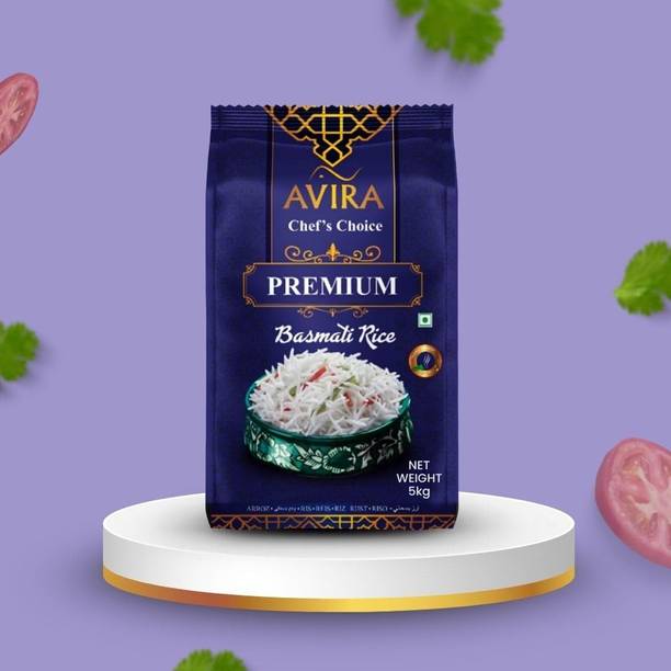 AVIRA Premium Basmati Rice, Long Grain Aromatic Rice, Ideal for Biryani & Pulao | Basmati Rice (Long Grain)