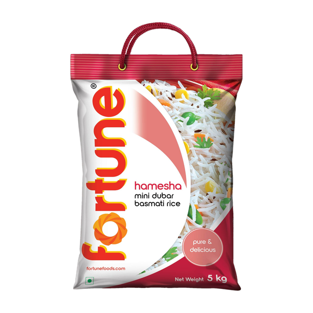FORTUNE Hamesha Mini Dubar Basmati Rice (Broken Grain, Steam)