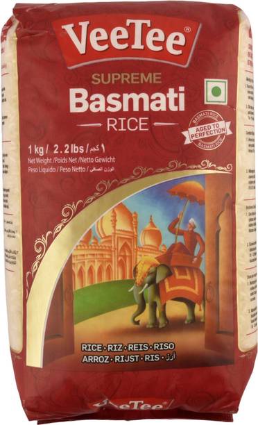 VeeTee Supreme Aged Indian Basmati Rice (Full Grain, Polished)