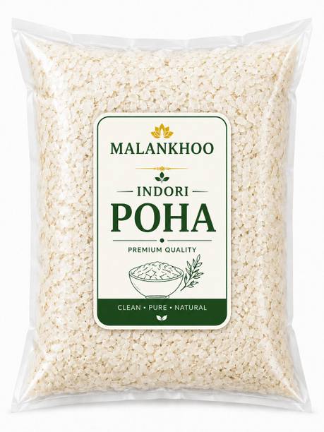 MALANKHOO Indori Rice Poha Everyday Rice (Full Grain, Raw)