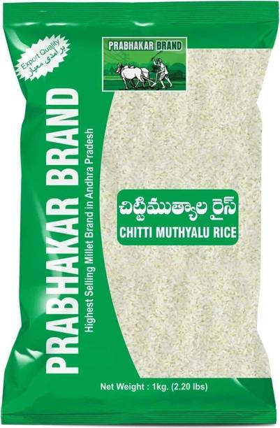 Prabhakar Brand Chitti Mutyalu Rice Everyday Rice (Small Grain, Unpolished)