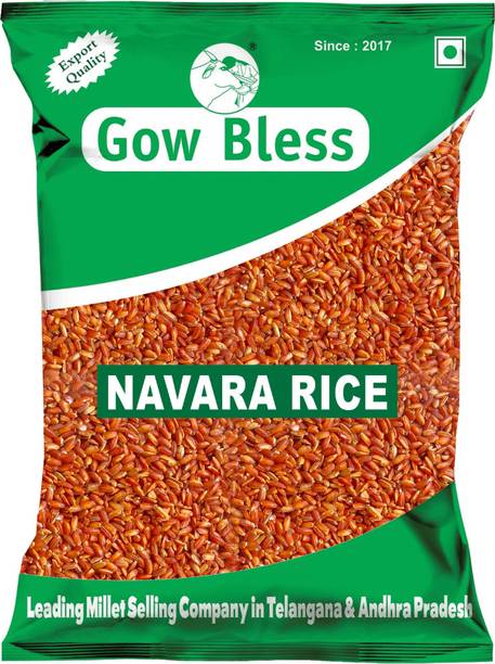 Gow Bless Red Rice – 1kg | Medicinal Rice | Rich in Antioxidants Red Navara Rice (Medium Grain, Unpolished)
