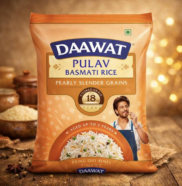 Daawat Pulav Basmati rice 5Kg Basmati Rice (Long Grain, Raw)