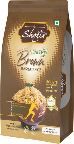 Shazia Healthy Brown Basmati Rice (Long Grain, Raw)