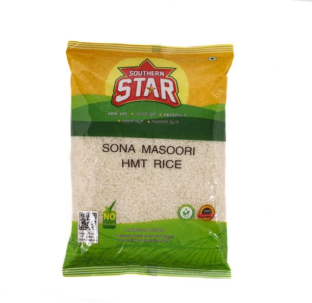 Southern Star Organic Sona Masoori HMT Rice | South India Export Quality Sona Masoori Rice (Medium Grain, Raw)