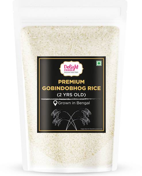 Delight Foods Bengali Gobindobhog Rice - 2 years Old Gobindobhog Rice (Small Grain)