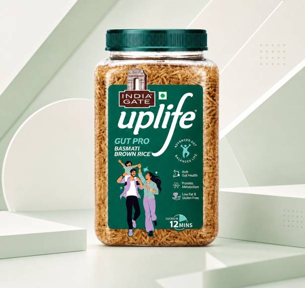INDIA GATE Brown Basmati Rice |Healthy & Premium Rice|-1KG Brown Basmati Rice (Long Grain, Raw)