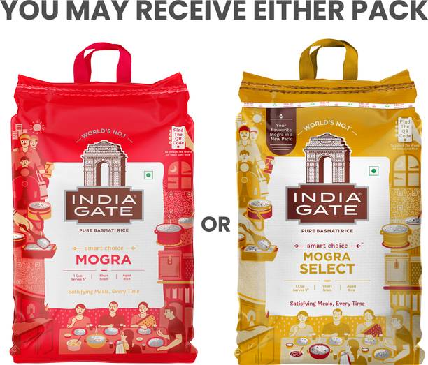 INDIA GATE 1 Cup Serves 5 Mogra Select Smart Choice Basmati Rice (Polished)