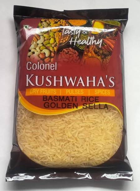 Colonel KUSHWAHA'S Basmati Golden Sella Rice Yellow Basmati Rice (Medium Grain, Raw)