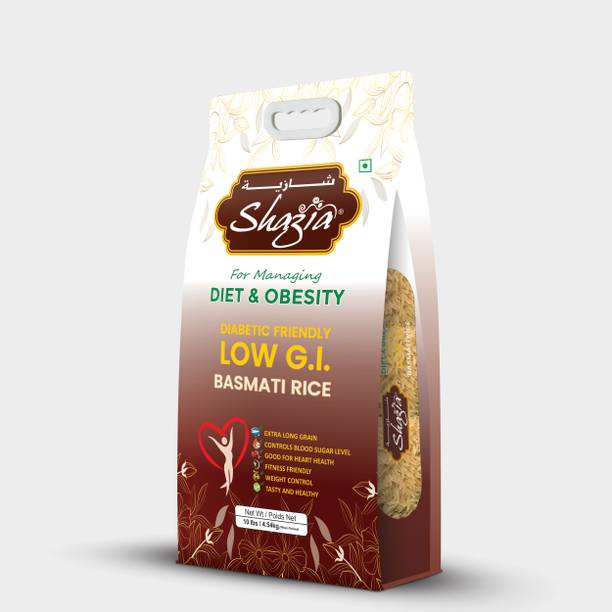 Shazia Low GI Diabetic Friendly Basmati Rice, Helps in Weight Loss, Premium & Healthy Basmati Rice (Long Grain)
