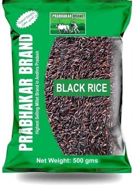 Prabhakar Brand KARUPPU KAVUNI (Long Grain, ) export quality Black Everyday Rice (Medium Grain, Unpolished)