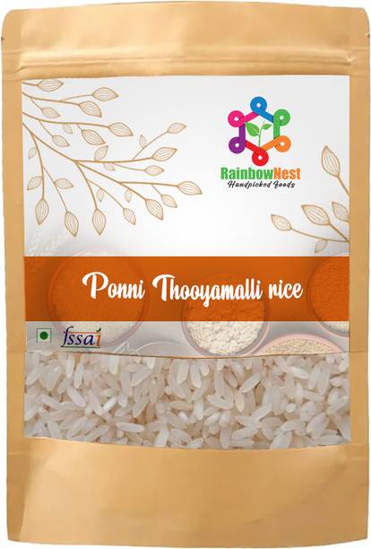 RainbowNest Ponni Thooyamalli Rice Traditional Nutritious Rice Grain Ponni Rice (Full Grain, Raw)