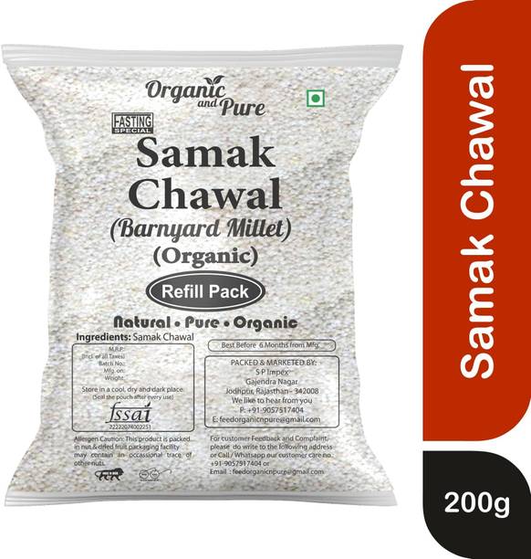 Organic and Pure Barnyard Millet Bhagar Sama Moriya Samak Samo Ke Chawal Millet Rice Raw Rice