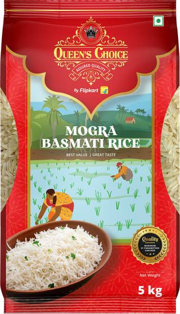 Queen's Choice MOGRA BROKEN Basmati Rice by Flipkart Grocery (Basmathi Biyyam)