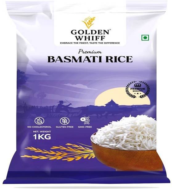 GOLDEN WHIFF Premium Basmati Sella Biriyani Rice Basmati Rice (Long Grain, Parboiled)