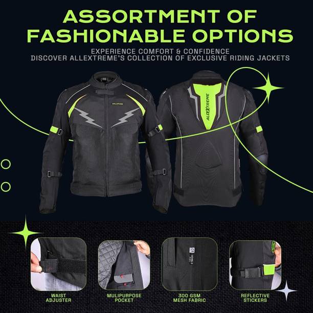 ALLEXTREME WILDFIRE Riding Jacket For Bike CE Level 2 Certified Armour Protector Riding Protective Jacket