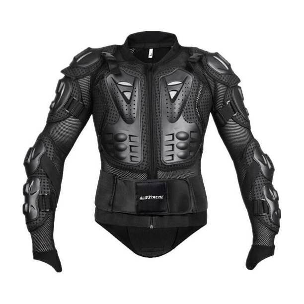 ALLEXTREME Armor Jacket Spine Chest Protection Gear Motocross Protector for Motorcycling Riding Protective Jacket
