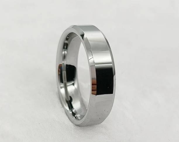 PUSHVI Vedansh Enterprises Stylish Silver,Gold&Titanium Plated Black Onyx Rings Alloy Sterling Silver Plated Ring