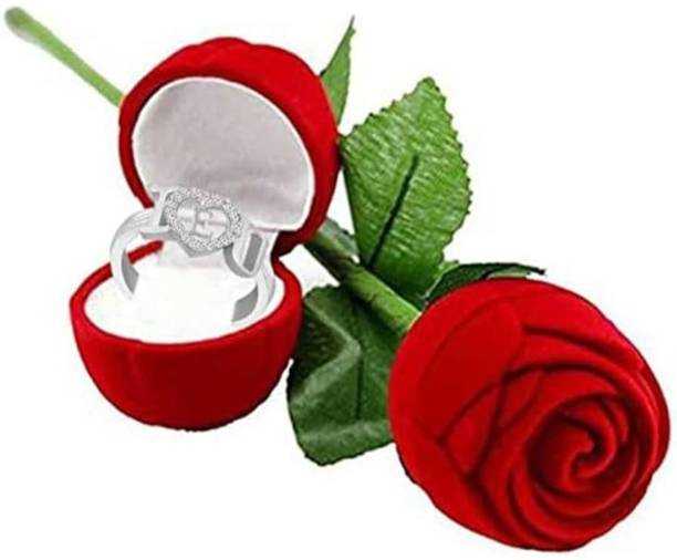 kakashi Red rose with ring Metal Ring