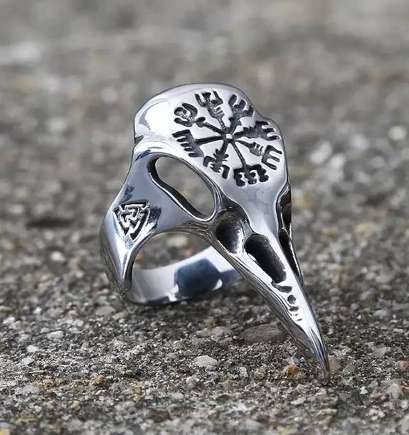 Alloy, Stainless Steel Platinum Plated Ring Set