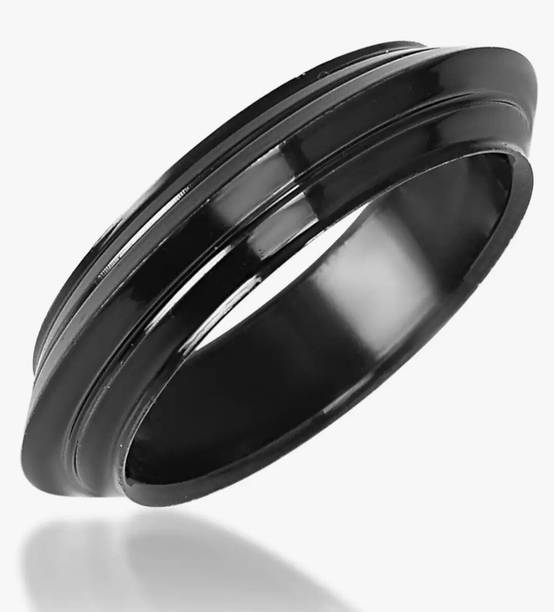Vedansh Stainless Steel Zircon Titanium Plated Ring