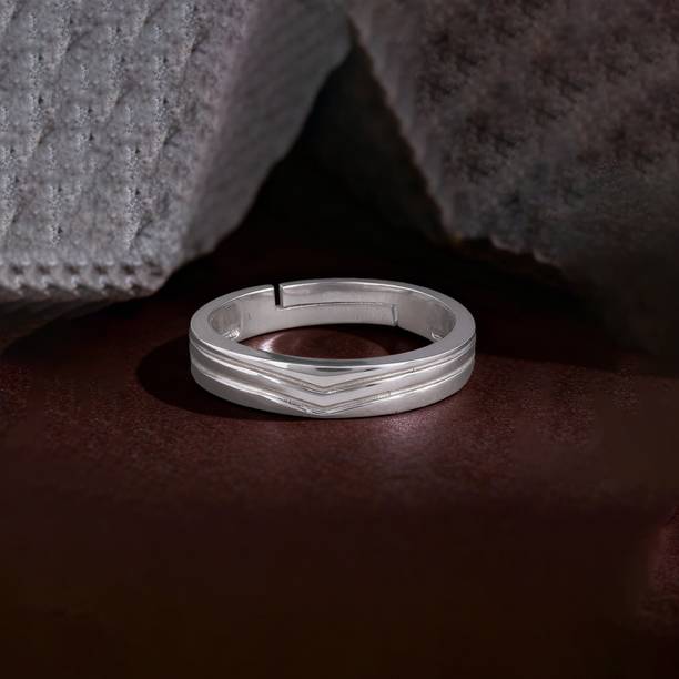 GIVA Sterling Silver Rhodium Plated Ring