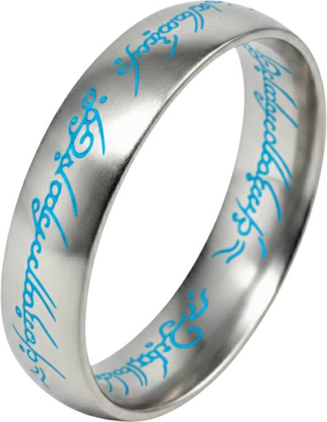 ORION SCRIPT Stainless Steel Ring