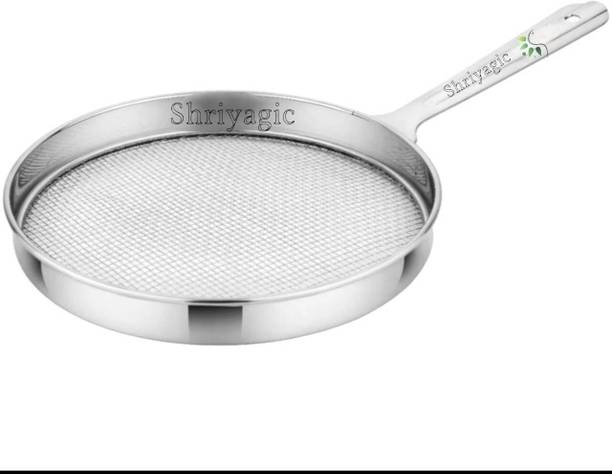 Shriyagic Steel Grade Phulka Roti Grill for Gas Stove Mesh Brinjal vegetable Papad Roaster 1 kg Roaster
