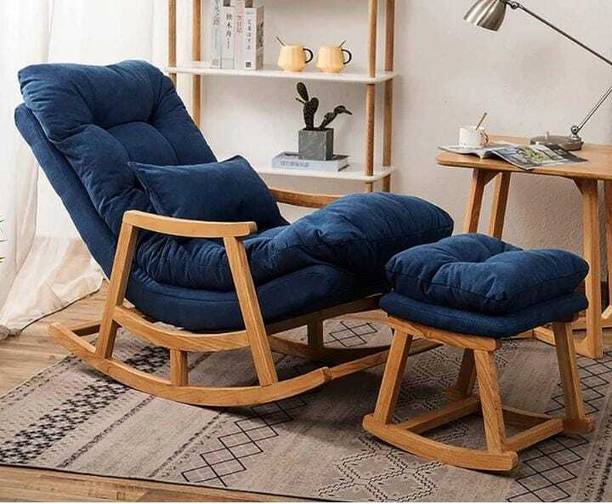 ganiwood Rocking Chair/Colonial and Traditional Rocking Armchairs Comfortable Cushion Solid Wood 1 Seater Rocking Chairs