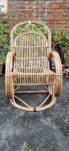 CRAFTCANE Bamboo Cane Rocking Chair Cane 1 Seater Rocking Chairs